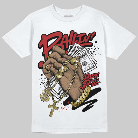 Jordan 12 Retro Flu Game (2025) DopeSkill T-Shirt Always Ballin' Graphic Streetwear - White 