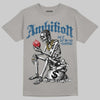 Jordan 12 French Blue DopeSkill T-Shirt Ambition Graphic Streetwear - Gravel