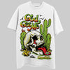 Neon Green Sneakers DopeSkill T-Shirt God Got Me Graphic Streetwear - White