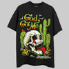 Neon Green Sneakers DopeSkill T-Shirt God Got Me Graphic Streetwear - Black