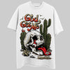 Olive Sneakers DopeSkill T-Shirt God Got Me Graphic Streetwear - White