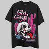 Pink Sneakers DopeSkill T-Shirt God Got Me Graphic Streetwear - Black