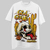 Yellow Sneakers DopeSkill T-Shirt God Got Me Graphic Streetwear - White