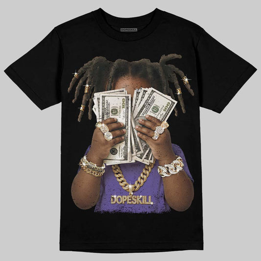 Jordan 5 OG “Grape” DopeSkill T-Shirt Rich Youth Graphic Streetwear - Black