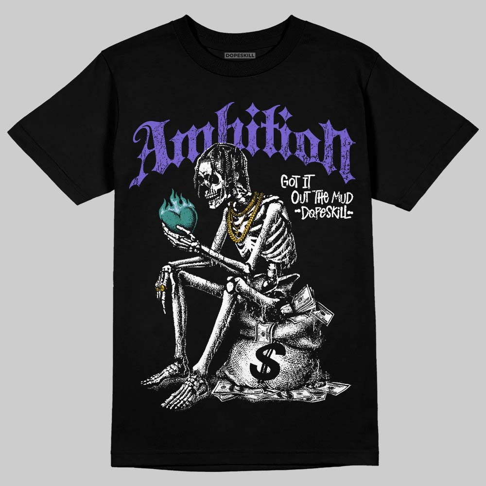 Jordan 5 Grape DopeSkill T-Shirt Ambition Graphic Streetwear - Back