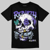 Jordan 5 Grape DopeSkill T-Shirt Rebirth Graphic Streetwear - Black