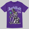 Jordan 5 Grape DopeSkill T-Shirt Ambition Graphic Streetwear - Purple 