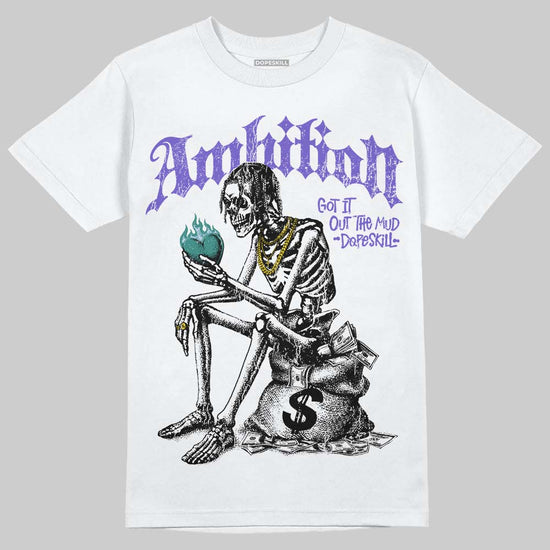 Jordan 5 Grape DopeSkill T-Shirt Ambition Graphic Streetwear - White 