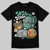 Jordan 3 "Green Glow" DopeSkill T-Shirt Fear Fuels The Hustle Graphic Streetwear - Black