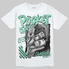 Jordan 3 "Green Glow" DopeSkill T-Shirt Pocket Change Graphic Streetwear - White