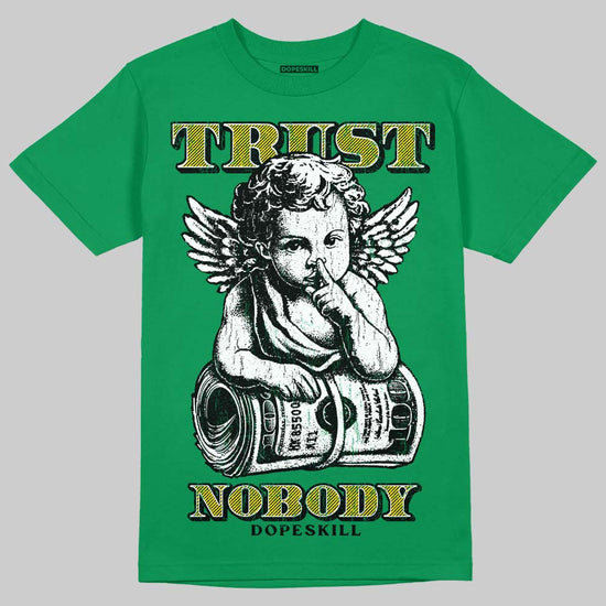 Green Sneakers DopeSkill T-Shirt Trust Nobody Graphic Streetwear - Irish green