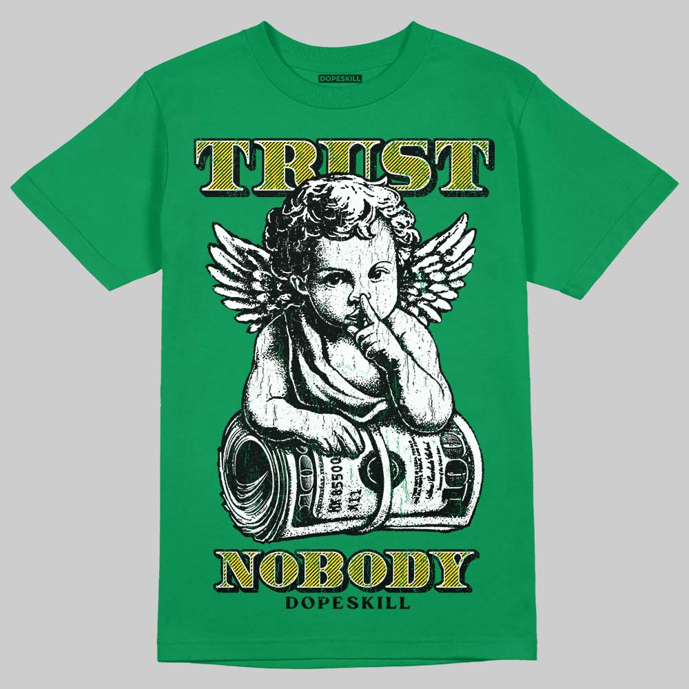 Green Sneakers DopeSkill T-Shirt Trust Nobody Graphic Streetwear - Irish green