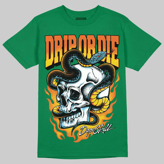 Green Sneakers DopeSkill T-Shirt Drip or Die Graphic Streetwear - irish Green