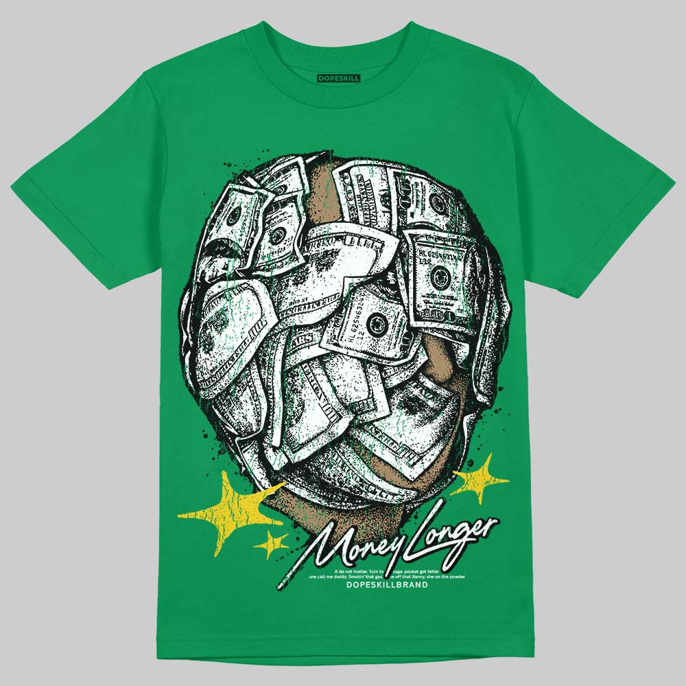 Green Sneakers DopeSkill T-Shirt Money Longer Graphic Streetwear - Irish Green