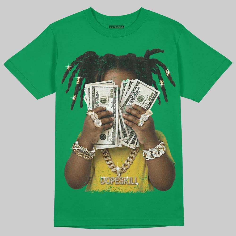 Green Sneakers DopeSkill T-Shirt Rich Youth Graphic Streetwear - Irish Green