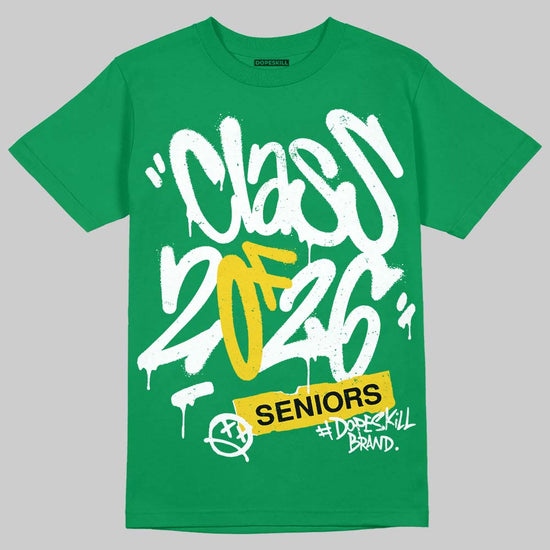 Green Sneakers DopeSkill T-Shirt Class of 2026 Graphic Streetwear - Irish Green