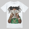 Green Sneakers DopeSkill T-Shirt Rich Youth Graphic Streetwear - White