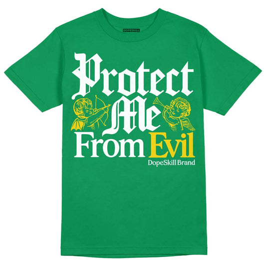 Green Sneakers DopeSkill Green T-Shirt Protect Me From Evil Graphic Streetwear