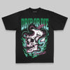 Green Oversize Print Drip or Die DopeSkill Graphic Premium T-shirt Streetwear - Black