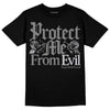 Grey Sneakers DopeSkill T-Shirt Protect Me From Evil Graphic Streetwear - Black