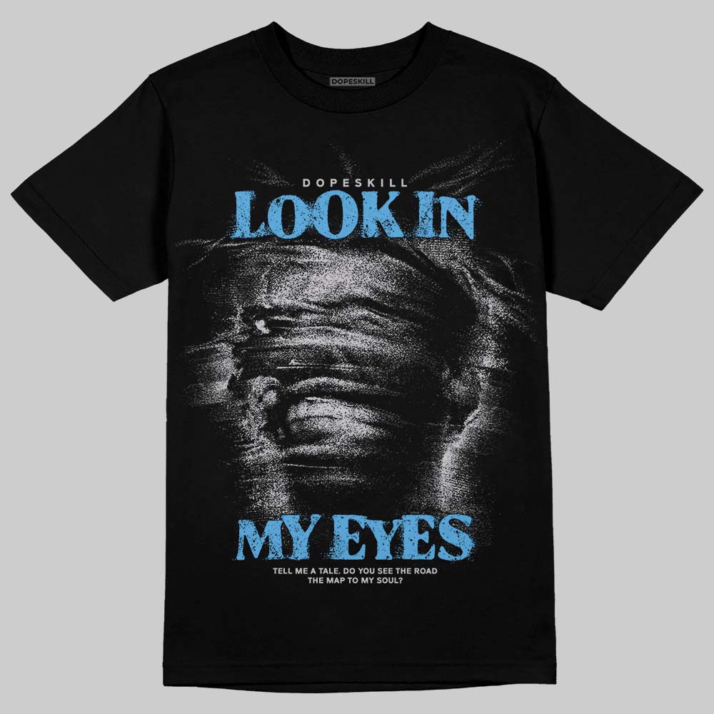 Grey Sneakers DopeSkill T-Shirt Look In My Eyes Graphic Streetwear - Black