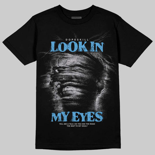 Grey Sneakers DopeSkill T-Shirt Look In My Eyes Graphic Streetwear - Black