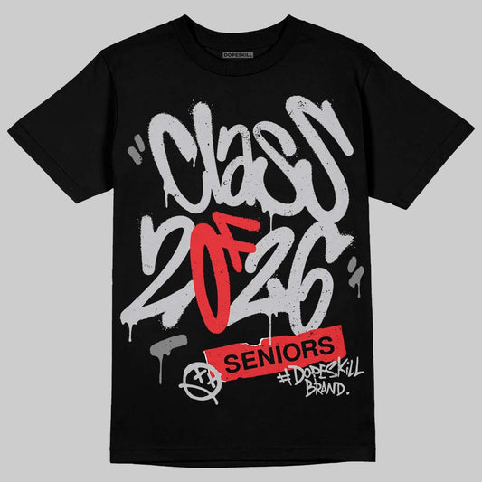 Grey Sneakers DopeSkill T-Shirt Class of 2026 Graphic Streetwear - Black