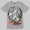 Grey Sneakers DopeSkill T-Shirt Money Longer Graphic Streetwear - Gravel