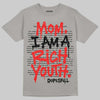 Grey Sneakers DopeSkill T-Shirt Mom, I Am A Rich Youth Graphic Streetwear - Gravel