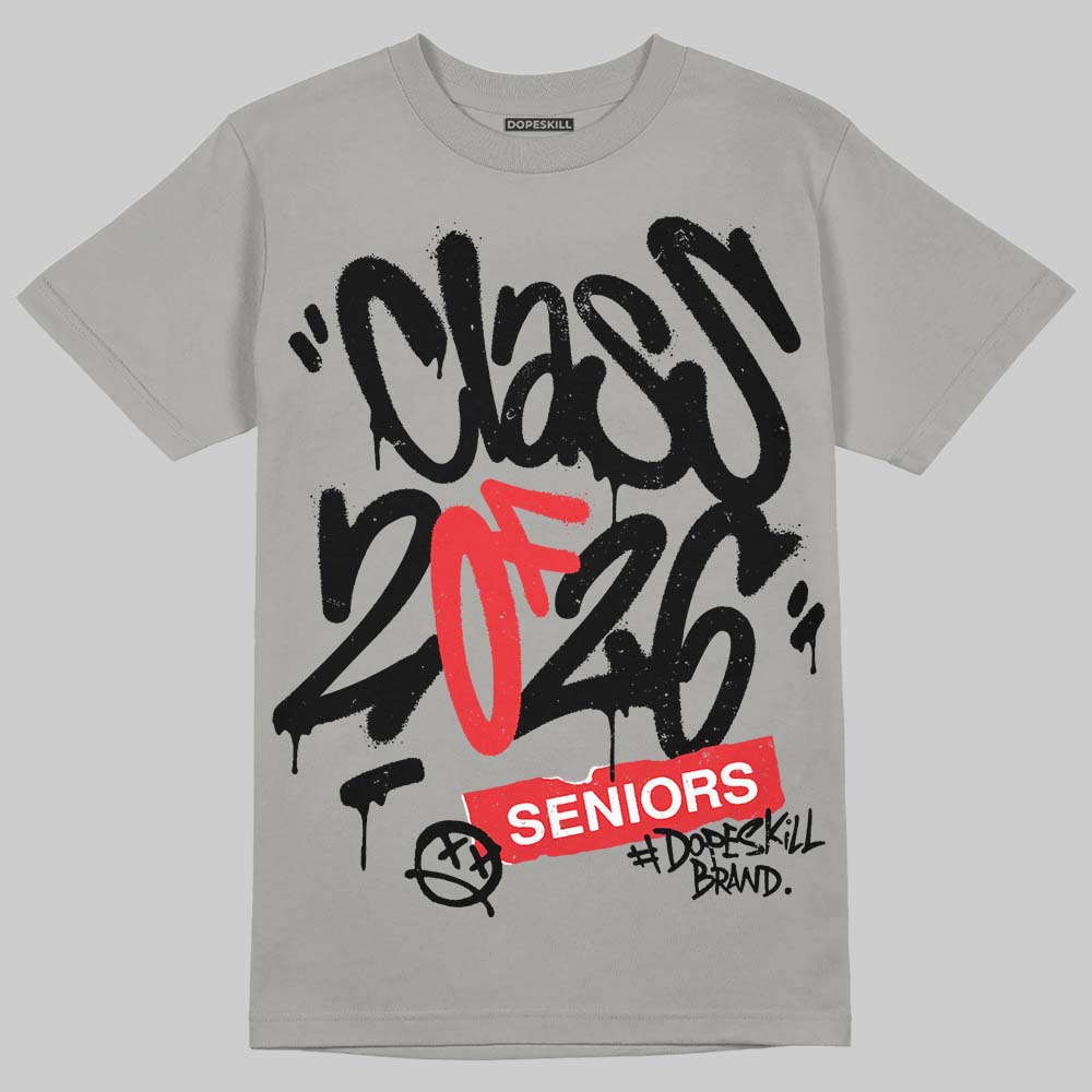 Grey Sneakers DopeSkill T-Shirt Class of 2026 Graphic Streetwear - Gravel