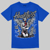 Jordan 3 "True Blue" DopeSkill T-Shirt Heartless Graphic Streetwear - Royal