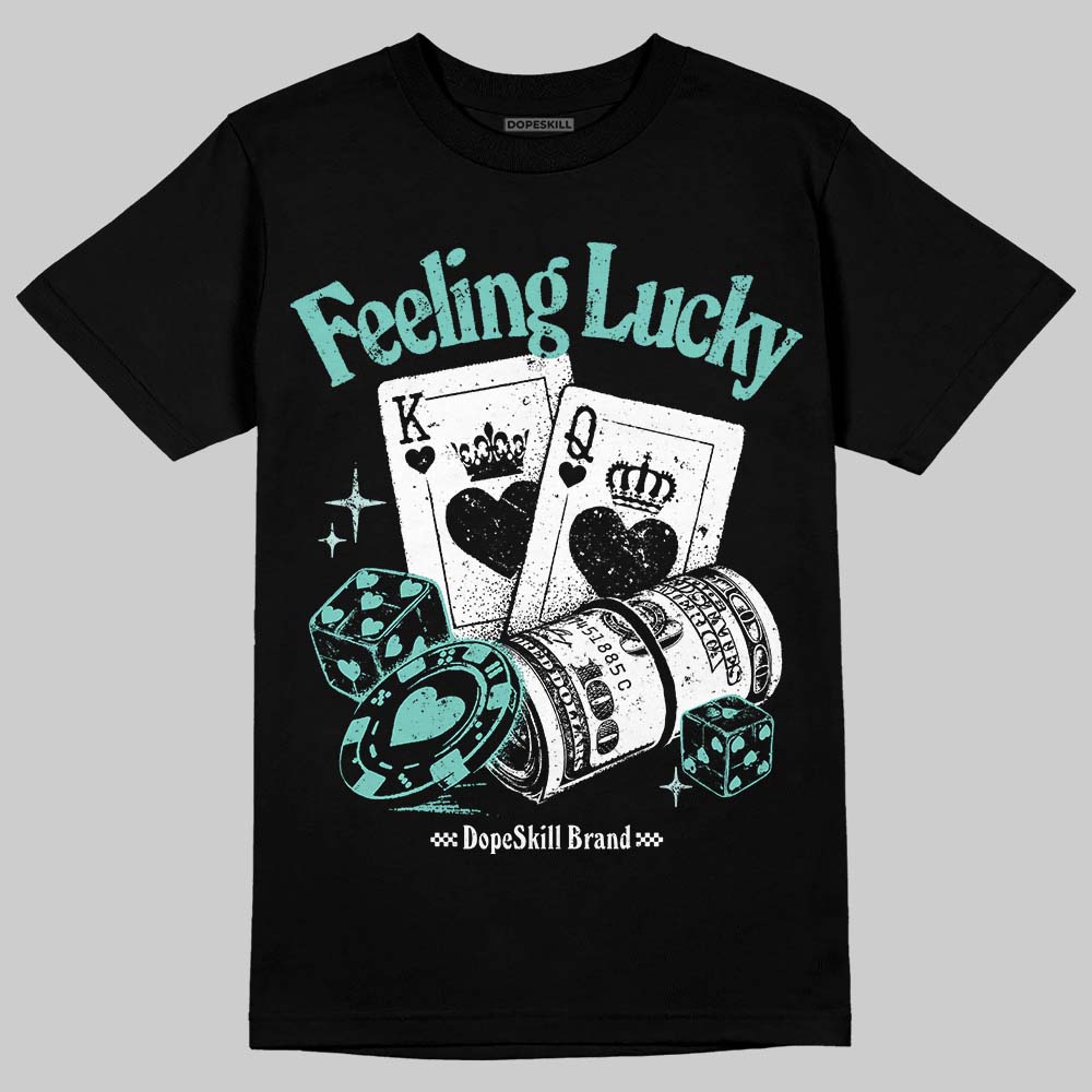 Jordan 11 Low "Igloo" DopeSkill T-Shirt Feeling Lucky Graphic Streetwear - Black