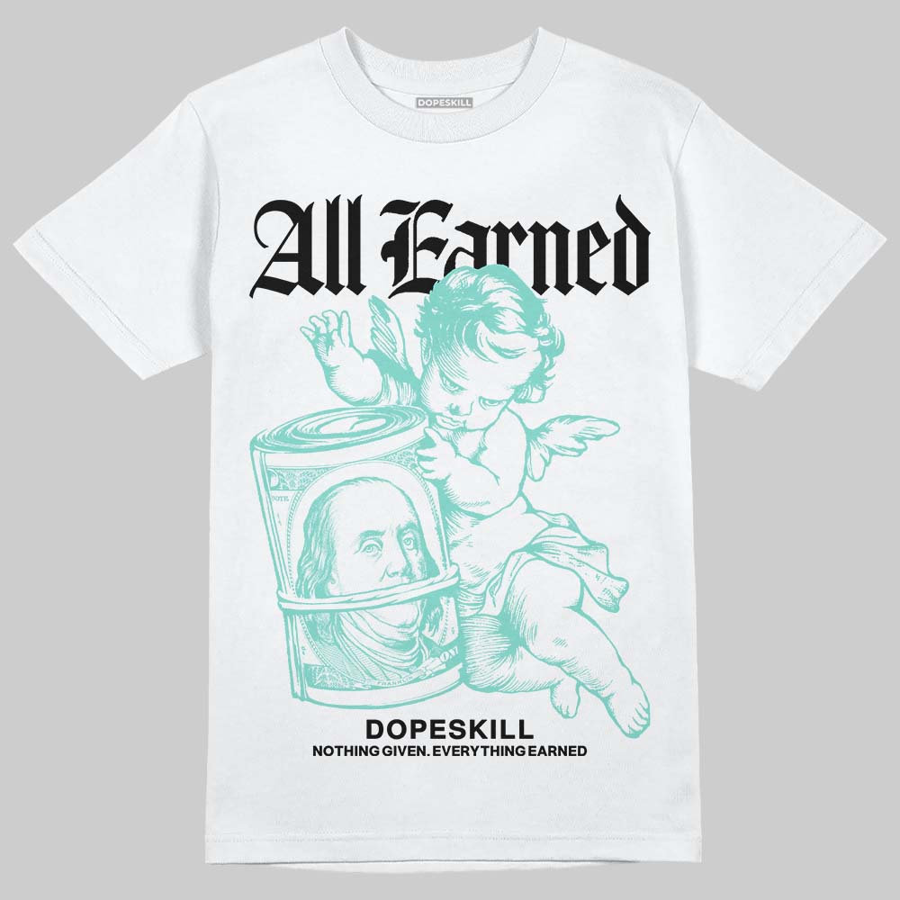 Jordan 11 Low "Igloo" DopeSkill T-Shirt All Earned Graphic Streetwear - White 