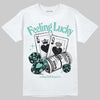 Jordan 11 Low "Igloo" DopeSkill T-Shirt Feeling Lucky Graphic Streetwear - White
