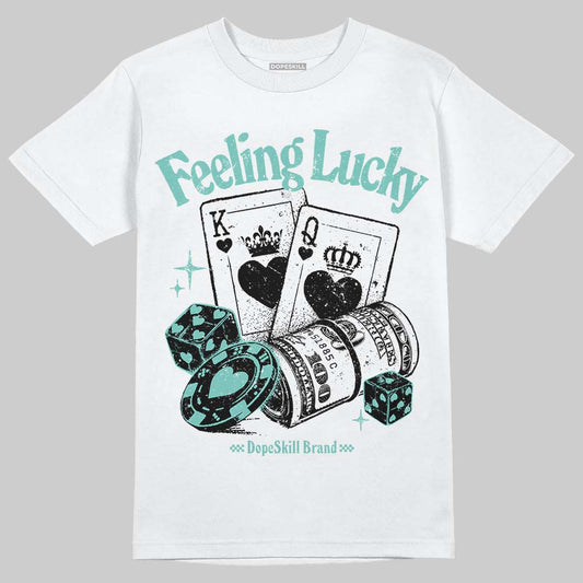 Jordan 11 Low "Igloo" DopeSkill T-Shirt Feeling Lucky Graphic Streetwear - White