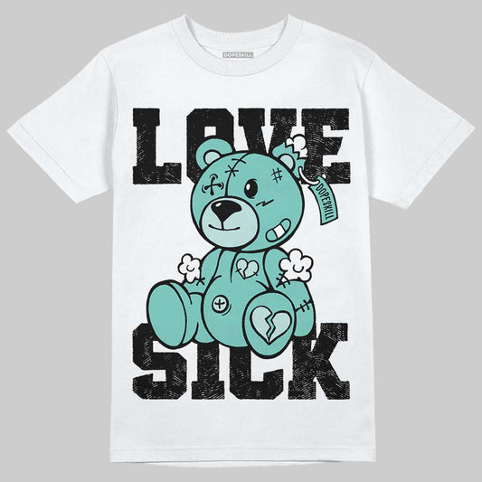 Jordan 11 Low "Igloo" DopeSkill T-Shirt Love Sick Graphic Streetwear - White 