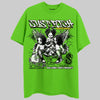 Neon Green Sneakers DopeSkill T-Shirt Just Rich Graphic Streetwear - Lime