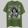 Olive Sneakers DopeSkill T-Shirt Just Rich Graphic Streetwear - Military Green