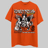 Orange, Black & White Sneakers DopeSkill T-Shirt Just Rich Graphic Streetwear - Orange