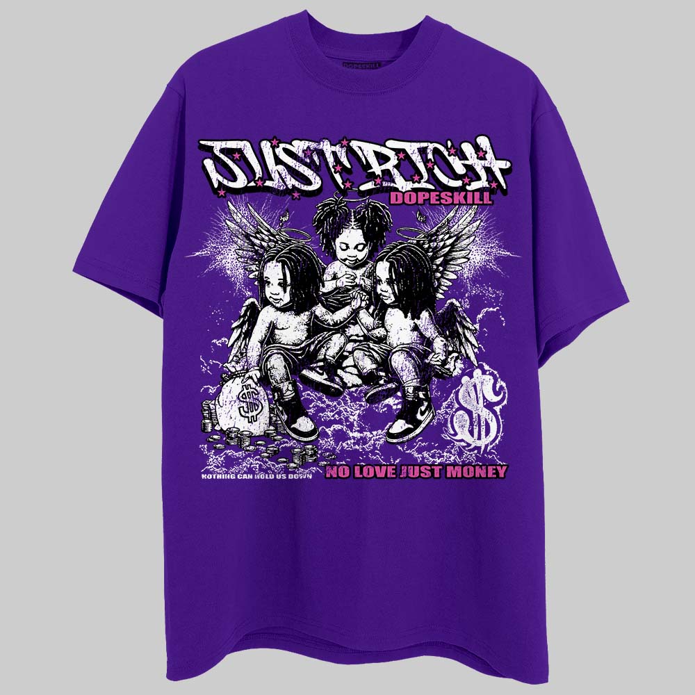 PURPLE Sneakers DopeSkill T-Shirt Just Rich Graphic Streetwear - Purple