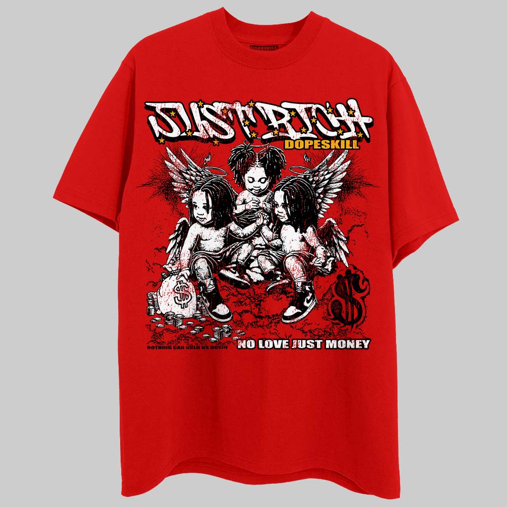 Red Sneakers DopeSkill T-Shirt Just Rich Graphic Streetwear - Red