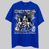 Royal Blue Sneakers DopeSkill T-Shirt Just Rich Graphic Streetwear  - Royal