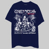 University Blue Sneakers DopeSkill T-Shirt Just Rich Graphic Streetwear - Navy