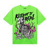Neon Green Sneakers DopeSkill T-Shirt Keepin' It Real Graphic Streetwear - Lime