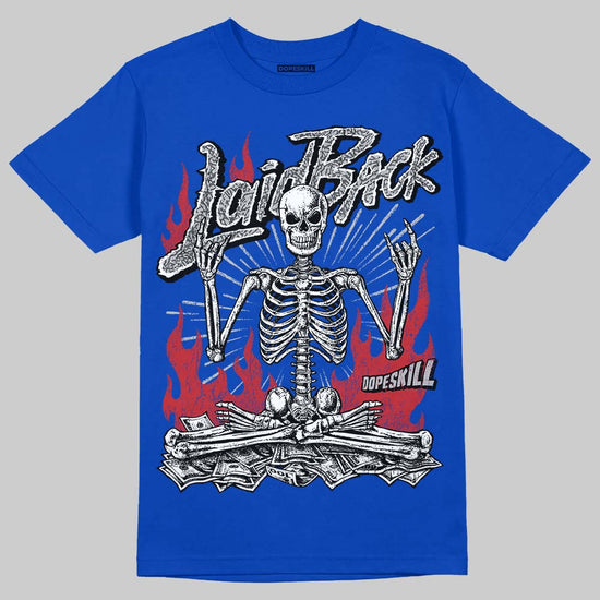Jordan 3 "True Blue" DopeSkill T-Shirt Laid Back Graphic Streetwear - Royal