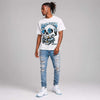 Legend Blue 11s DopeSkill T-Shirt Rebirth Graphic