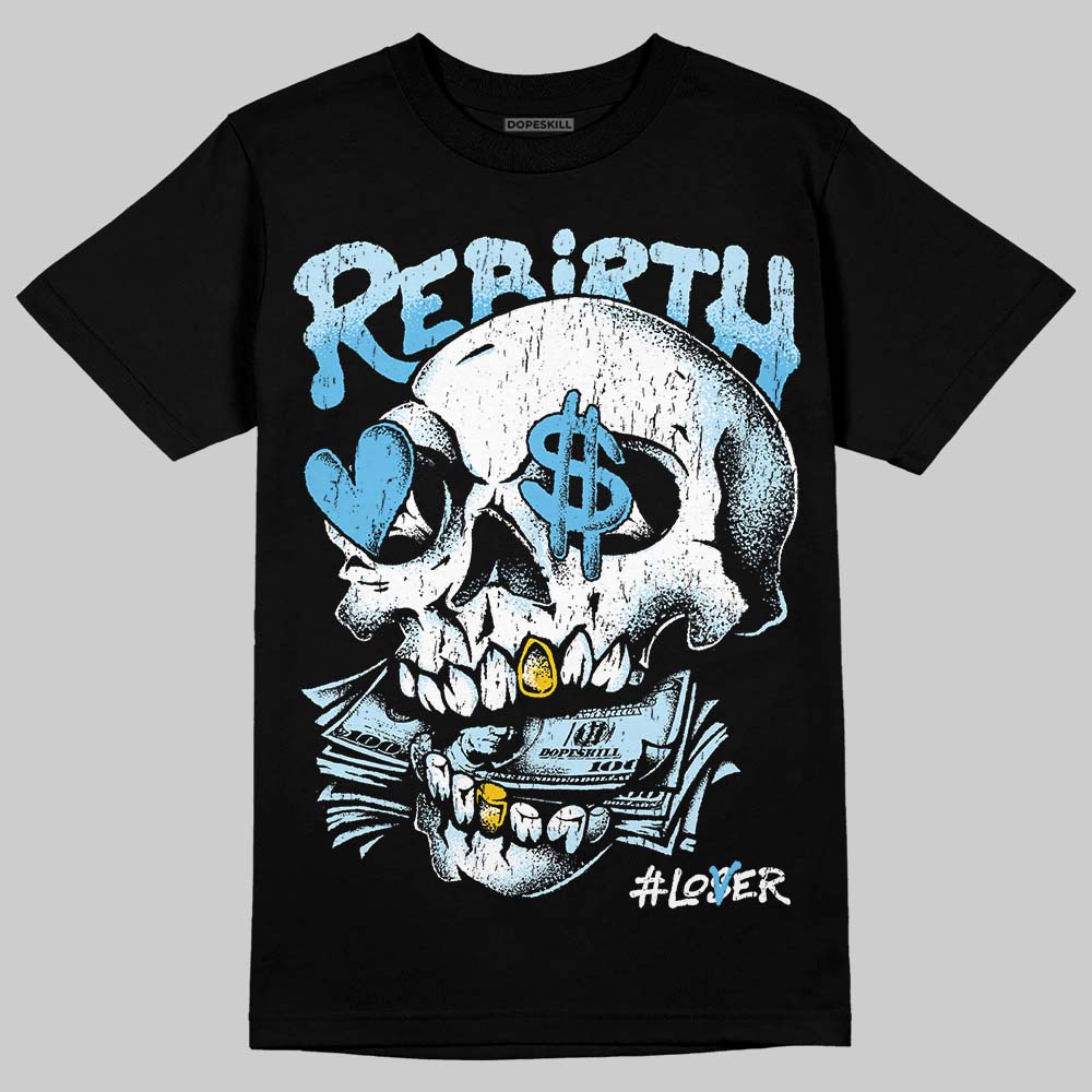 Jordan 11 Legend Blue DopeSkill T-Shirt Rebirth Graphic Streetwear - Black