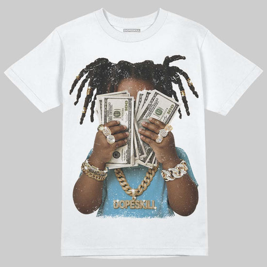 Jordan 11 Retro Legend Blue DopeSkill T-Shirt Rich Youth Graphic Streetwear - White