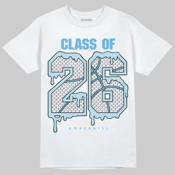 Jordan 11 Retro Legend Blue DopeSkill T-Shirt 26 Drip Graphic Streetwear - White