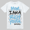 Jordan 11 Retro Legend Blue DopeSkill T-Shirt Mom, I Am A Rich Youth Graphic Streetwear - White